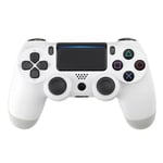 Playstation 4:n kanssa yhteensopiva Dualshock 4 langaton ohjain - Glacier White