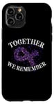 Coque pour iPhone 11 Pro Ensemble, nous nous souvenons de la maladie d'Alzheimer