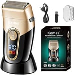 USB Rechargeable Foil Shaver Electric Cordless Wet/Dry Shaver Razor for Men Gift