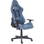 Siège de Gamer Ergonomique à Rotation 360 °et Repose-Bras ajustables Bleu Warrior