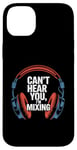 Coque pour iPhone 14 Plus Casque DJ ingénieur du son studio de mixage amateur de musique