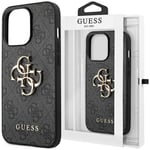 Guess GUHCP13X4GMGGR iPhone 13 Pro Max 6.7 grå/grå hardt deksel 4G Big Metal Logo