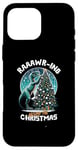 Coque pour iPhone 16 Pro Max Balade autour du dinosaure de Noël