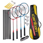 Carlton Adult Badminton Set Tournament 4 Player Kit Outdoor Sport Garden Game