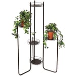 Dandibo - Echelle à Fleurs Art.4A Porte Fleurs Colonne à Fleurs 102cm Colonne à Plantes Porte-Plantes