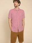 White Stuff Pembroke Linen Shirt, Mid Red