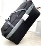 XL Large 34" Travel Luggage Wheeled Bag Trolley Holdall Suitcase Duffel Gym Case