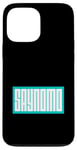 Coque pour iPhone 13 Pro Max Graphique de couleur turquoise SAYNOMO (Say No More)