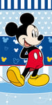 Lasten pyyhe Disney Mickey Blue, 70x140 cm