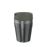 KeepCup Traveller Reusable Travel Mug - Vacuum Insulated Cup with Leakproof Sipper Lid - 12oz (340ml) - Nitro Gloss