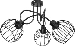 Orno Marbella Taklampe, Hengende Lampe, Maks Effekt. 3X60w, E27, Sort