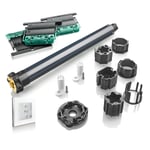 Kit de remplacement avec moteur Oximo io pour moteur volet roulant - sans fil io - 20Nm - Porte-fenêtre