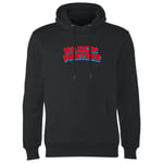 Avengers Black Panther Comics Logo Hoodie - Black - S - Noir