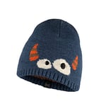 Buff Knitted Beanie BONKY Eyes Denim Unisex One Size