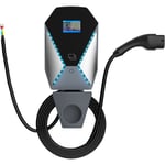 Station de Recharge Rapide 7KW pour Voiture Électrique – Chargeur ev Monophasé Type 2 32A 8M – Norme iec 62196-2 – Wallbox - Jatrhg