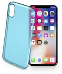 Cellularline TPU muovi Mobile Case iPhone X/XS, turkoosi