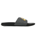 Nike Homme Benassi Just Do It Sandale, Black/Laser Orange-Iron Grey, 42.5 EU