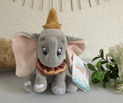 1024⚜️ Peluche Doudou L'éléphant Dumbo Disney  Hauteur 18 Cm Neuf Avec Étiquette