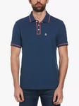 Original Penguin Earl Pique Polo Shirt, Sargasso Sea