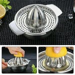 LEMON LIME FRUIT JUICER HAND PRESS JUICER SQUEEZER JUICE JUG JAR STAINLESS STEEL