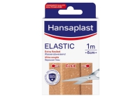 Hansaplast Elastic, 100 x 6 cm, 1 styck, Rektangulär, Beige