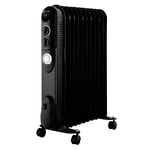 2500w Oil Filled Radiator Heater With 24 Hour Timer - Cheap To Run