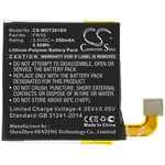 Batterie Li-Polymer 3.8V 250mAh type FW3S SNN5971A pour Motorola Moto 360 2nd 