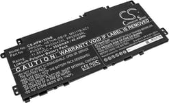 Batteri till L83388-421 för HP, 11.55V, 3500 mAh