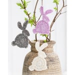 Hoppity Hop by DROPS Design - Kanin Hekleoppskrift 10x5 cm - Hoppity Hop