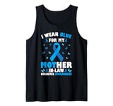 I Wear Blue For My Mother-In-Law Type 1 Diabetes Awareness Tank Top