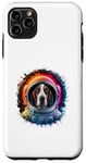 Coque pour iPhone 11 Pro Max Homme Femme Coloré Space Astronaute Basset Hound