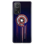 ERT GROUP Coque de téléphone Portable pour Xiaomi Redmi Note 11 Pro 5G/11 Pro 4G Original et sous Licence Officielle Marvel Motif Captain America 017, Coque en TPU