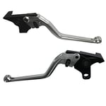 ACCOSSATO Paire de leviers gris pour Yamaha XJR 1300/Racer de 2004 à 2016 (CC 1300)