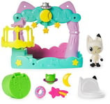 Gabby’s Dollhouse, Pandy Paws Dreamy Balcony Playset, 8-Pieces with Toy Figures, Doll’s House Accessories and Sensory Play, Kids’ Toys for Girls and Boys 3+