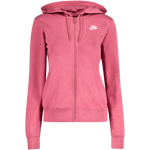 Nike Club Fleece Hoodie Full Zip, huvjacka dam Desert Berry/desert S