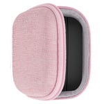 Geekria Hard Case Compatible with Jabra Elite 75t, Elite 65t Earbuds (Pink)