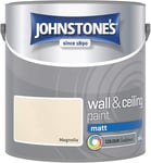 Johnstone'S - Wall & Ceiling Paint - Magnolia - Matt Finish - Emulsion Paint - F