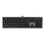 Trådat Gaming Tagentbord | USB Type-A | Mekaniska Nycklar | LED | QWERTY | ND Layout | USB ström | Strömkabel längd: 1.50 m | Sp