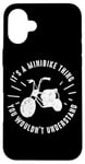 Coque pour iPhone 16 Plus Minibike Vintage Moto Lover Funny Mini Bike Racing