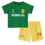FIFA Official World Cup 2022 Tee & Short Set, Baby's, Senegal, Team Colours, 12 Months