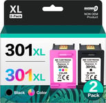 301XL Ink Cartridges Compatible for HP 301 XL Ink Cartridges Combo Pack, BAISINE