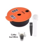 Refillable/Reusable Coffee Capsule Pods Cups For Bosch Tassimo Machine 180 ML