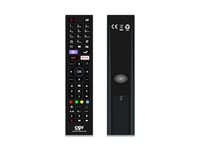 Télécommande TV Universelle Multi-Marques Fidelio MM sans PROGRAMATION pour téléviseurs AYA, Bluesky, First Line, Grandin, Hitachi, Proline, Qilive, Schaub-Lorenz, Schneider, Selecline, Techwood…