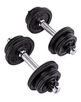 Body Sculpture 20kg Iron Dumbbell Combo Set