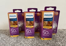 Philips Dimmable Led Warm White Lights 345 Lumen GU10 50w X3 Brand New