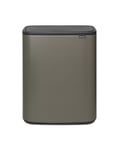 Brabantia Touch Bin Bo 2x30 liter Platinum