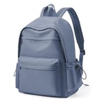 HYC00 Sac a Dos Ecole Fille Ado Cartable Sac à Dos Scolaire Fille Collège Sac a Dos Unisexe Sac à Dos Loisir Sac ados Scolaires Sac d'école Sac pour Portable 14 pouces Casual Daypacks,Bleu Violet