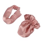 Heatless Hair Curler Headband Satin Sleep In Hair Curls Headband Dusty Pink BST