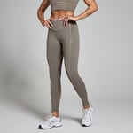 MP Women's Tempo Contrast Texture Leggings - Espresso - L