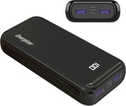 Energizer Ultimate UE20011PQ Powerbank LiPo 20000mAh 22.5W Fast Charge, 3 output